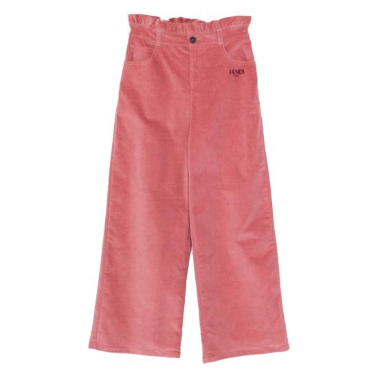 25FW [키즈] 펜디 스트레이트 팬츠 AYMC JFF380 F1T6P PINK