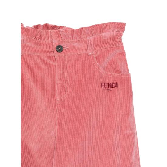 25FW [키즈] 펜디 스트레이트 팬츠 AYMC JFF380 F1T6P PINK - FENDI