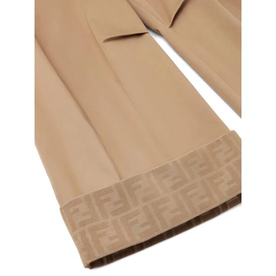 25FW [키즈] 펜디 스트레이트 팬츠 AS5Y JFF381 F0QU5 BROWN - FENDI