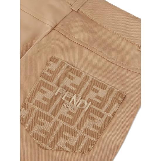 25FW [키즈] 펜디 스트레이트 팬츠 AS5Y JUF168 F0QU5 NEUTRALS - FENDI