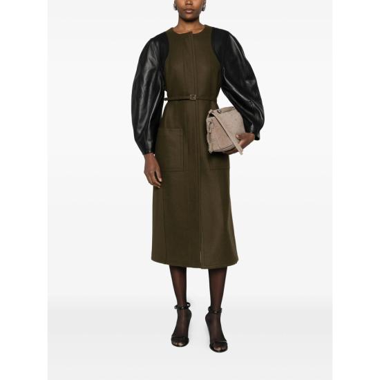 25FW 펜디 코트 AJ0K FF6150 F1T6G GREEN - FENDI