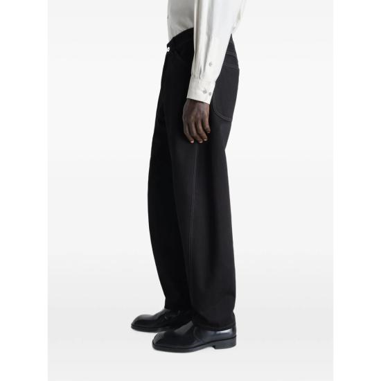26SS 르메르 트위스티드 워크웨어 팬츠 PA1102 LD1055 BK999 BLACK - LEMAIRE
