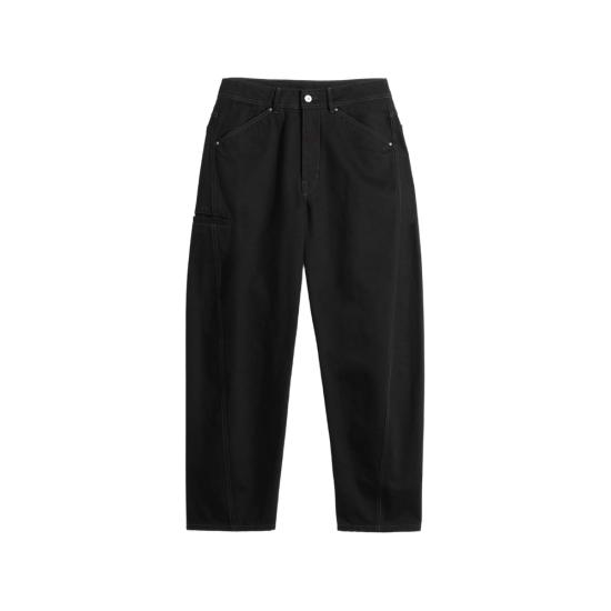 26SS 르메르 트위스티드 워크웨어 팬츠 PA1102 LD1055 BK999 BLACK
