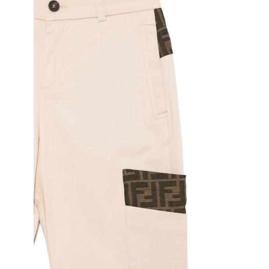 25FW [키즈] 펜디 스트레이트 팬츠 AS5Y JMF545 F1P2N NEUTRALS - FENDI