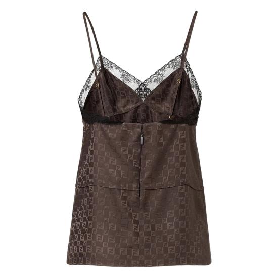 25FW 펜디 블라우스 AUQG FS9753 F1T6H BROWN - FENDI