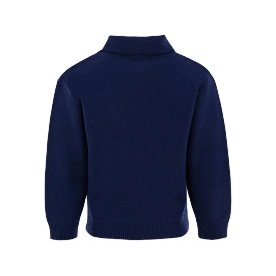 25FW [키즈] 펜디 폴로 셔츠 AUKU JMG128 F1I11 BLUE - FENDI