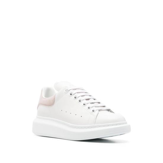 26SS 알렉산더 맥퀸 오버사이즈드 스니커즈 553770 WIAIH 9182 WHITE PINK - ALEXANDER MCQUEEN