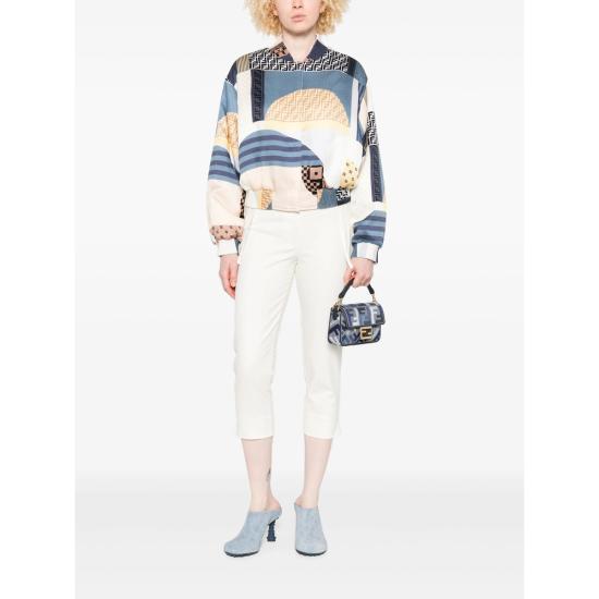 25FW 펜디 봄버 자켓 AUQM FJ7823 F1SAT BLUE NEUTRALS - FENDI