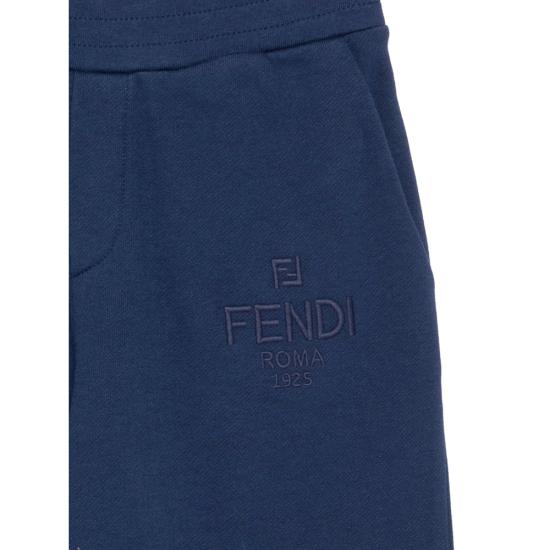 25FW [키즈] 펜디 스트레이트 팬츠 5V0 JUF143 F1I11 BLUE - FENDI