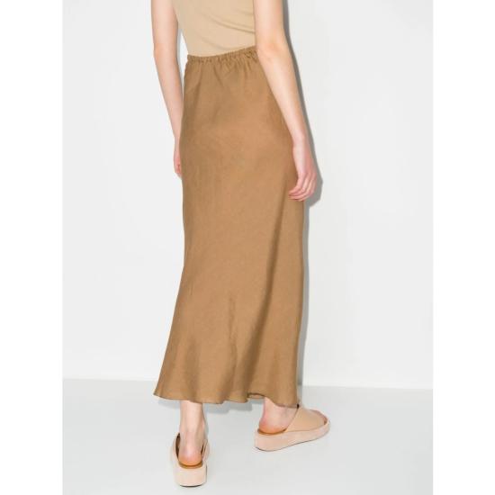 26SS 베이스레인지 롱 스커트 SKDY SL DYDINE OCULA BROWN - BASERANGE