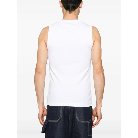 26SS 데일리 페이퍼 민소매 티셔츠 2512031 DIAS RIB WHITE - DAILY PAPER