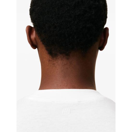 26SS 아미 반팔 티셔츠 BFUTS035 724 100 WHITE - AMI