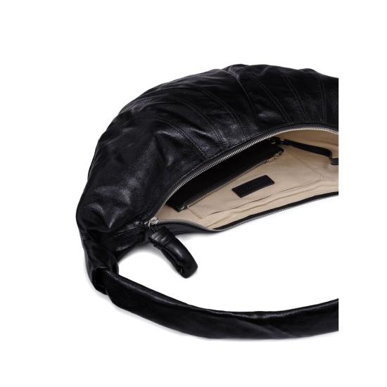 26SS 르메르 크루아상 라지 소프트 그레인드 레더 크로스백 BG0000 LF1329 BK999 BLACK - LEMAIRE