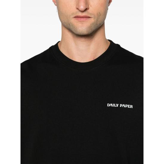 26SS 데일리 페이퍼 반팔 티셔츠 2422072 DIAS HD BLACK - DAILY PAPER