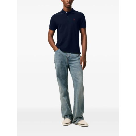 26SS 아미 폴로 티셔츠 BFUPL001 760 430 BLUE - AMI