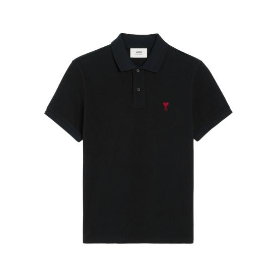 26SS 아미 폴로 티셔츠 BFUPL001 760 001 BLACK