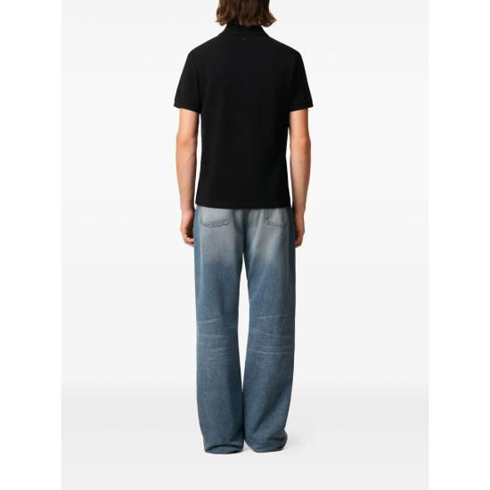 26SS 아미 폴로 티셔츠 BFUPL001 760 001 BLACK - AMI