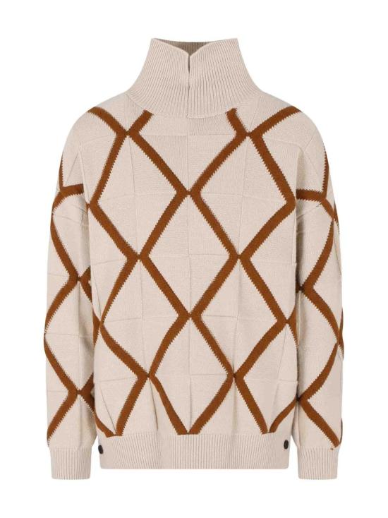 25FW 엠포리오 아르마니 집업 니트 EM004130AF21496 Neutrals