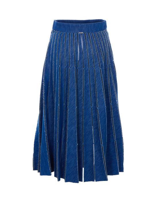 26SS 트윈셋 미디 스커트 261TP2350 01611 Blue - TWINSET