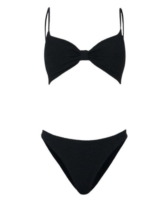 26SS 훈자 지 비키니 수영복 ALICIA BLACK Black