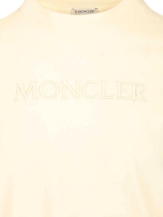 26SS 몽클레어 반팔 티셔츠 L10938C00021 CREAM - MONCLER