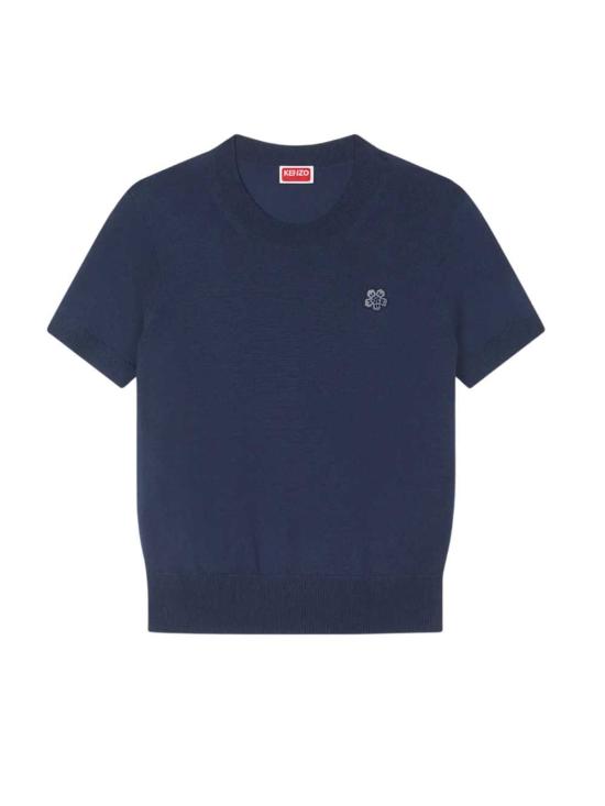 26SS 겐조 반팔 티셔츠 FG52TO6283LB 76 NAVY BLUE