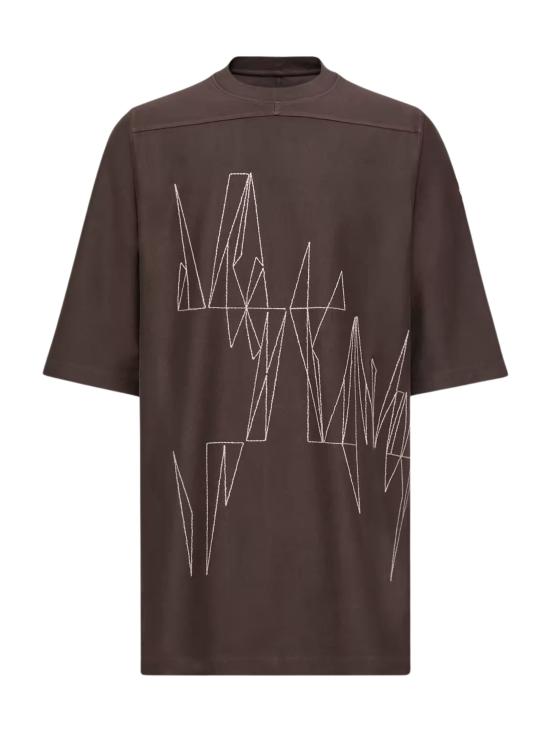 26SS 릭오웬스 몽클레어 반팔 티셔츠 MU01F8C04 89B7R256 Brown