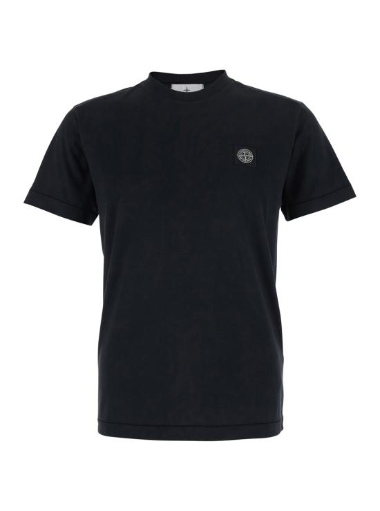 26SS 스톤 아일랜드 60/2 코튼 저지 슬림핏 티셔츠 L1S152100027S0013V0029 Black