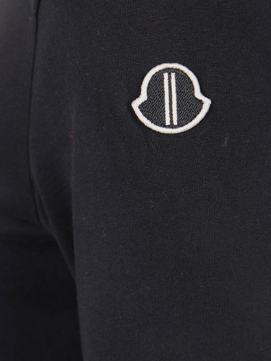 25FW 릭오웬스 몽클레어 반팔 티셔츠 MU01F8D01 89AHD 999 BLACK - RICK OWENS MONCLER