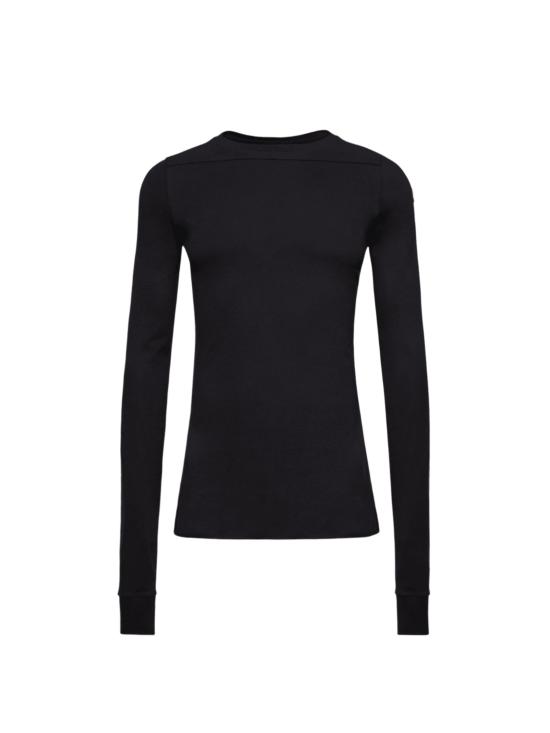 25FW 릭오웬스 몽클레어 반팔 티셔츠 MU01F8D01 89AHD 999 BLACK - RICK OWENS MONCLER