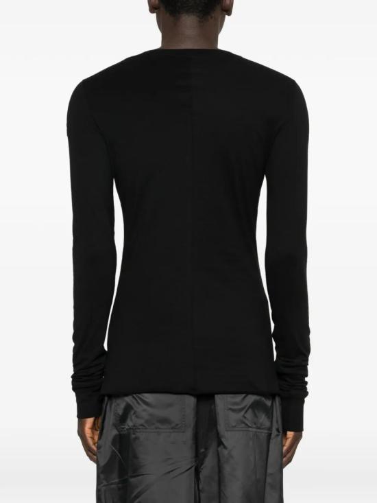 25FW 릭오웬스 몽클레어 반팔 티셔츠 MU01F8D01 89AHD 999 BLACK - RICK OWENS MONCLER