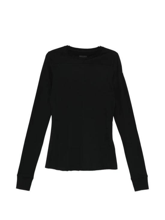25FW 릭오웬스 몽클레어 반팔 티셔츠 MU01F8D01 89AHD 999 BLACK
