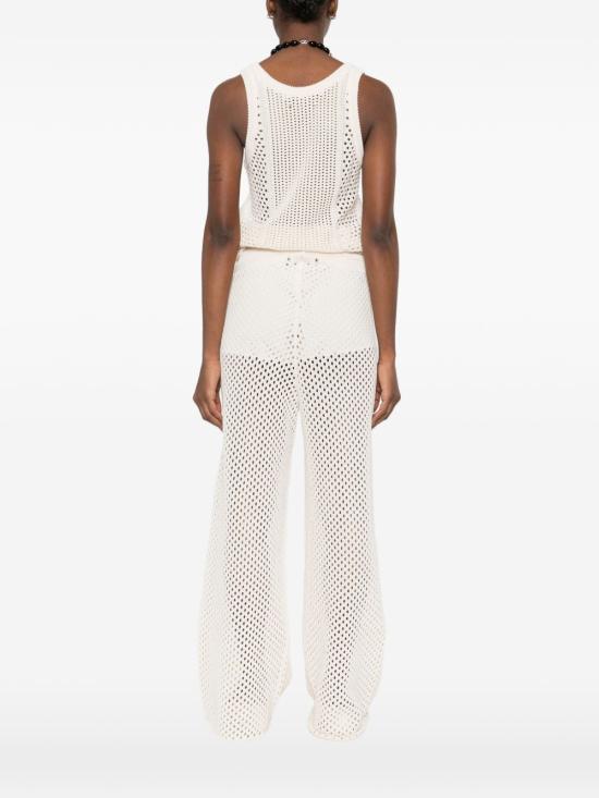 26SS 골든구스 스트레이트 팬츠 GWP02605 P00240420103 White - GOLDEN GOOSE