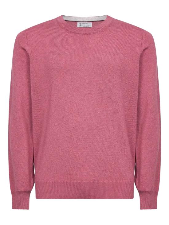 26SS 브루넬로 쿠치넬리 캐시미어 니트 스웨터 M2200100 CRZ64 Red