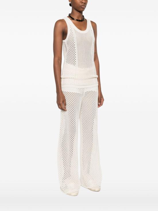 26SS 골든구스 민소매 티셔츠 GWP02602 P00240420103 White - GOLDEN GOOSE