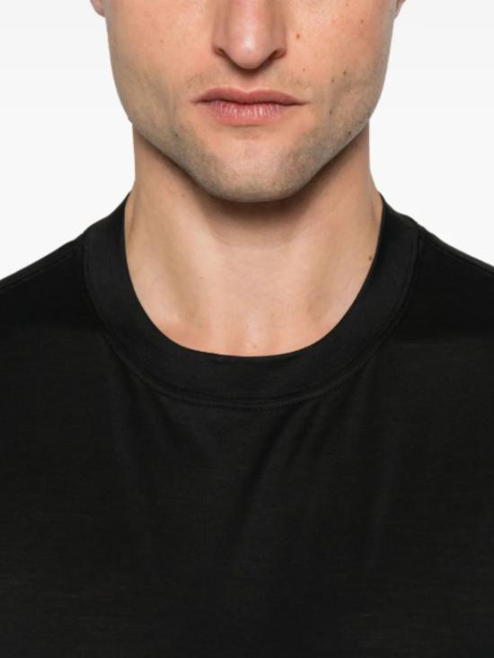 26SS 브루넬로 쿠치넬리 반팔 티셔츠 MD8211308 C101 Black - BRUNELLO CUCINELLI