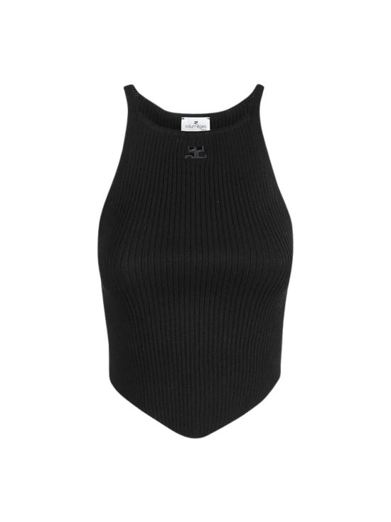 26SS 쿠레쥬 민소매 티셔츠 123MTO042FI0001 9999 Black