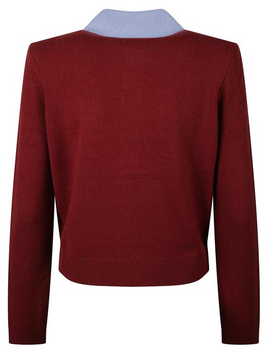 25FW 셀프 포트레이트 민소매 티셔츠 AW25021TA BURGUNDY Bordeaux - SELF PORTRAIT