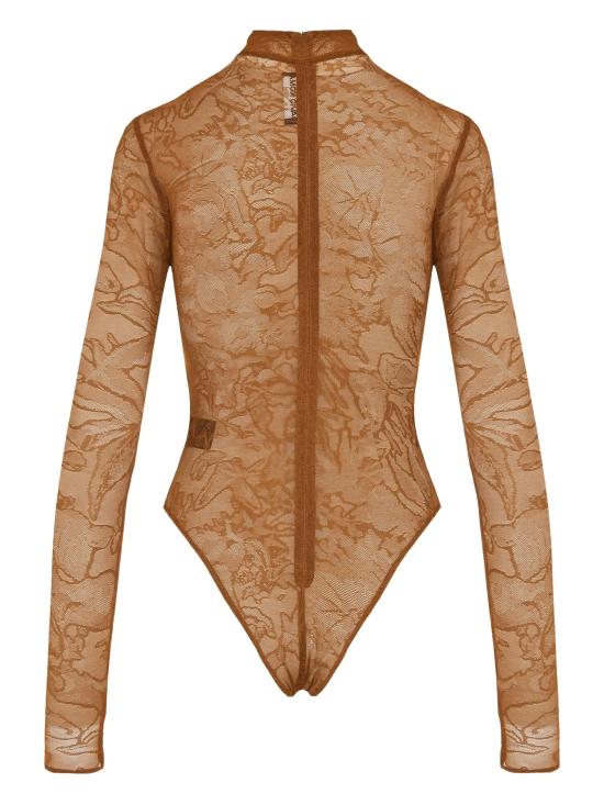 25FW 데이비드 코마 바디수트 티셔츠 PF25DK93BS BROWN Brown - DAVID KOMA