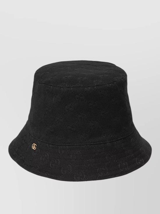 26SS 구찌 버킷햇 8586123HBIZ 1079 BLACK BEIGE - GUCCI