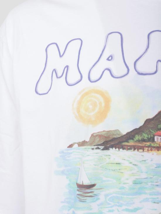 26SS 마르니 반팔 티셔츠 HUMU02234PUSCZ06 PRW01 LILY WHITE - MARNI