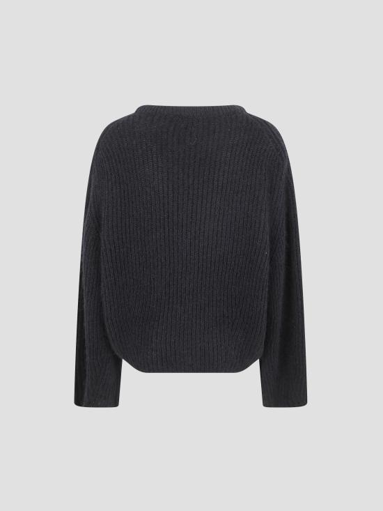 26SS 토템 후드 티셔츠 261WRT0652YA0161 001 BLACK - TOTEME