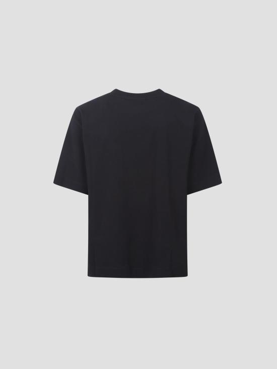 26SS 드리스 반 노튼 반팔 티셔츠 211103603 900 BLACK - DRIES VAN NOTEN
