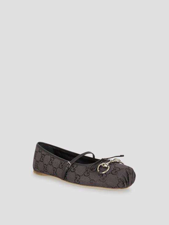 26SS 구찌 홀스빗 플랫 슈즈 814321FAD8F 2140 COCOA - GUCCI