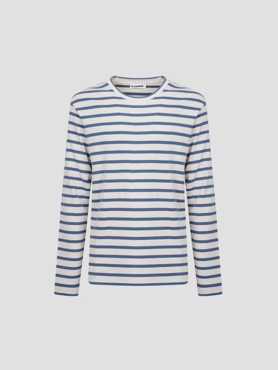 26SS 질샌더 긴팔 티셔츠 J47NH0002J46497 109 CORNSILK