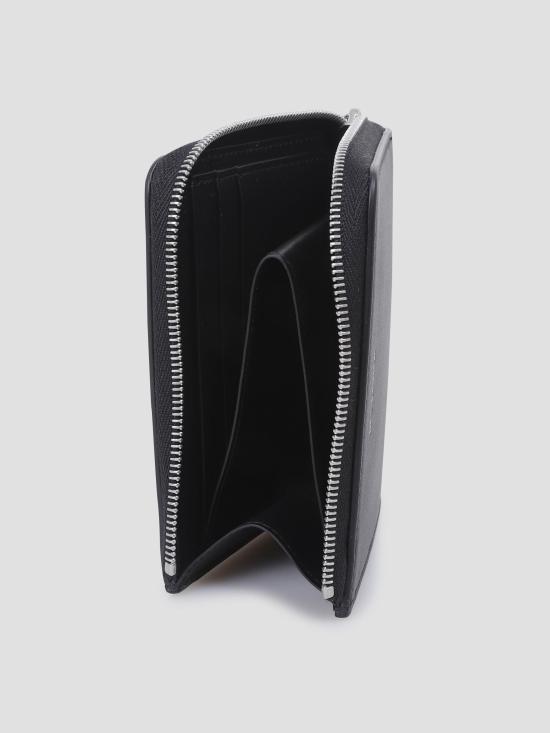 26SS 질샌더 로고 집어라운드 반지갑 J25UI0004P5995 001 BLACK - JIL SANDER