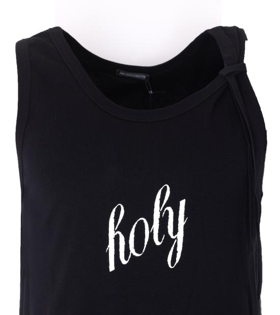 26SS 앤 드뮐미스터 민소매 티셔츠 12393 FA045099 Black - ANN DEMEULEMEESTER