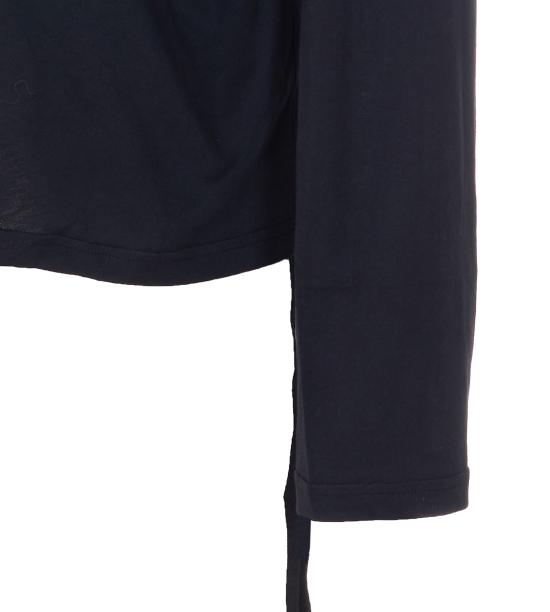 26SS 앤 드뮐미스터 긴팔 티셔츠 13818 FA206099 Black - ANN DEMEULEMEESTER