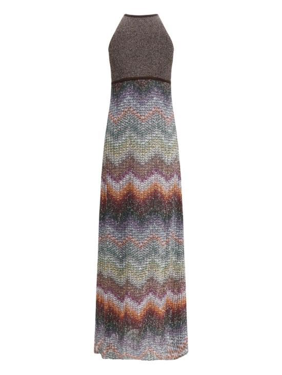 26SS 미소니 미디 원피스 DS26SG05 BC005YS72P0 MultiColour - MISSONI