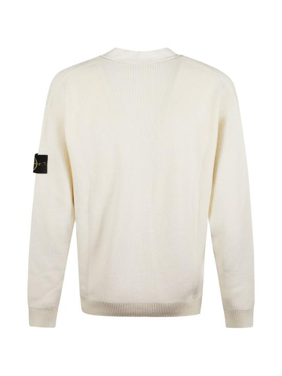 26SS 스톤 아일랜드 가디건 5100009 S00D8V0093 White - STONE ISLAND